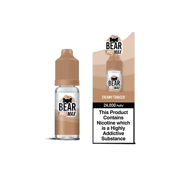 Bear Pro Max - 75ml Longfill Bar Series includes 4X 20mg Bar Salts