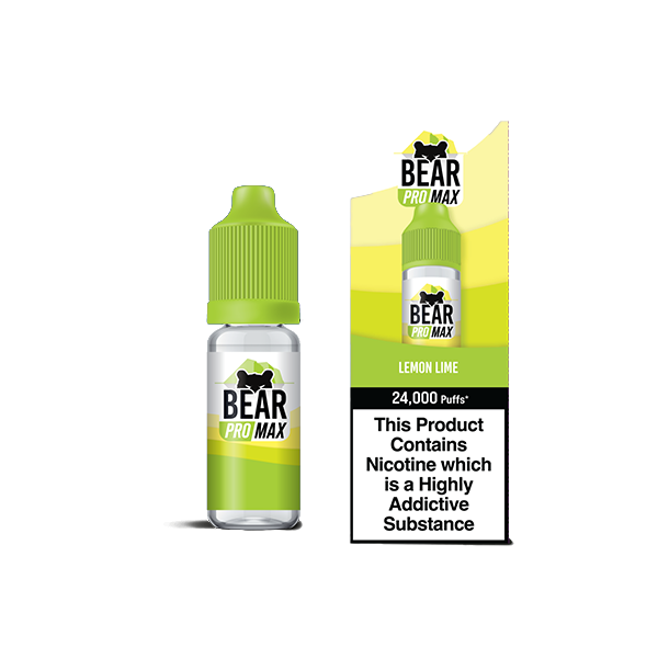 Bear Pro Max - 75ml Longfill Bar Series includes 4X 20mg Bar Salts