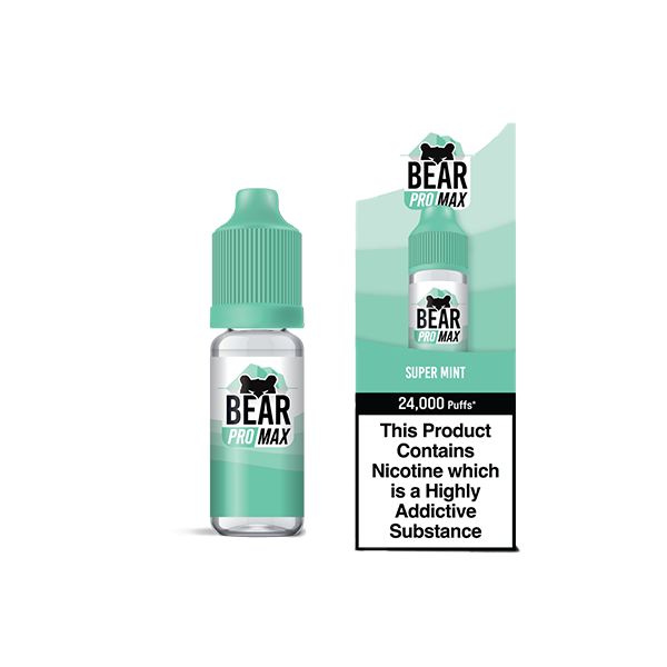 Bear Pro Max - 75ml Longfill Bar Series includes 4X 20mg Bar Salts