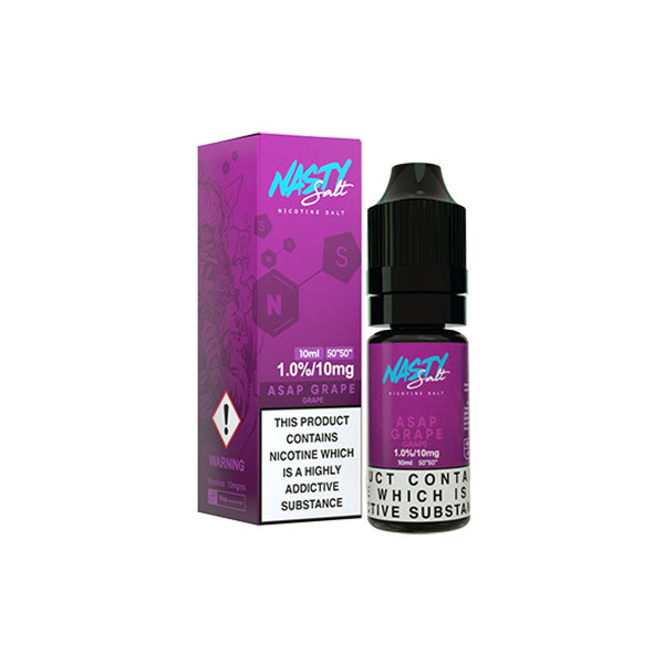 Nasty Salts - 10ml Nic Salts (50VG/50PG) 10mg