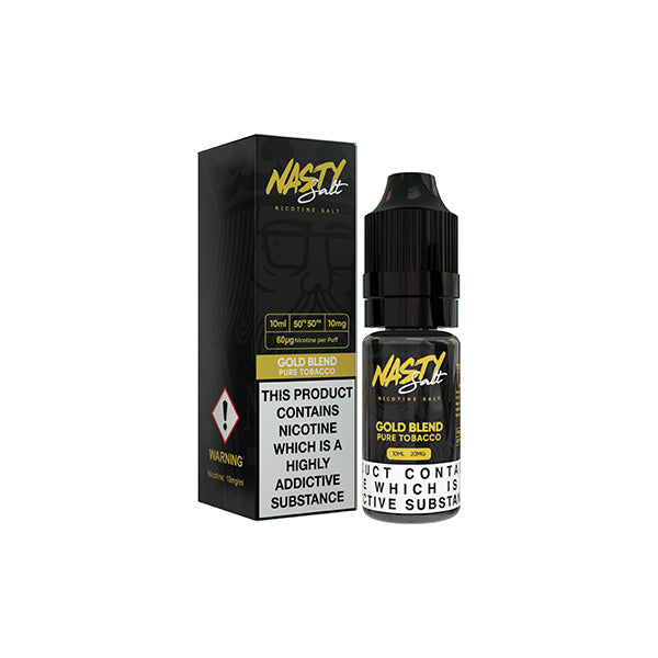 Nasty Salts - 10ml Nic Salts (50VG/50PG) 10mg