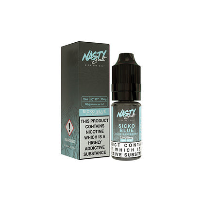 Nasty Salts - 10ml Nic Salts (50VG/50PG) 10mg