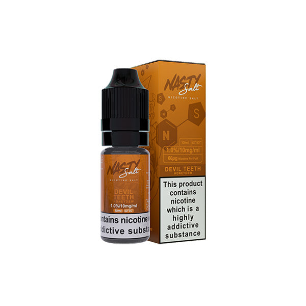 Nasty Salts - 10ml Nic Salts (50VG/50PG) 10mg