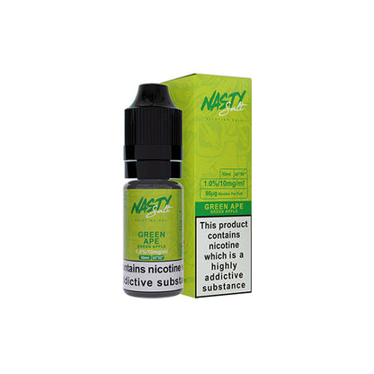 Nasty Salts - 10ml Nic Salts (50VG/50PG) 10mg