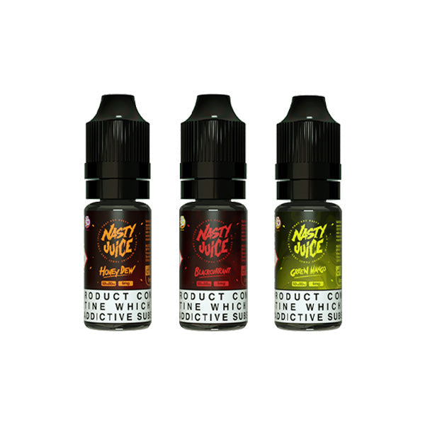 Nasty - 50/50 18mg 10ml E-Liquids (50VG/50PG)