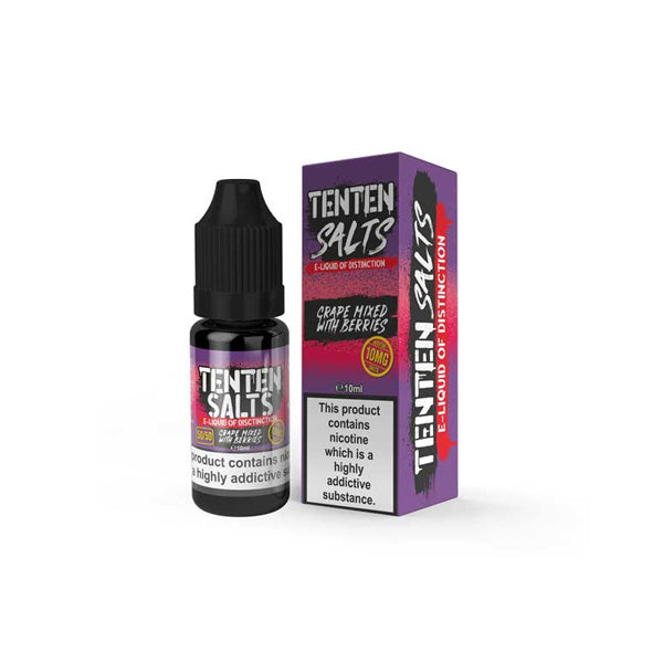 TenTen - 10ml Nic Salts (50VG/50PG) 10mg