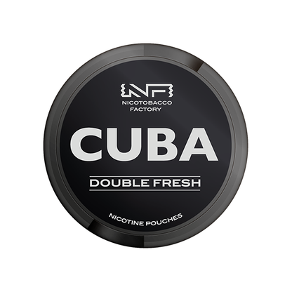 CUBA - Black Nicotine Pouches 43mg - 25 Pouches