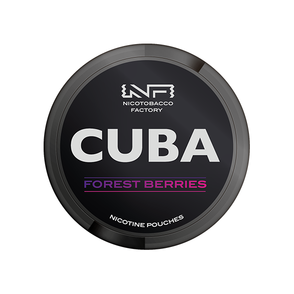 CUBA - Black Nicotine Pouches 43mg - 25 Pouches