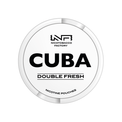 CUBA - White Nicotine Pouches 16mg - 25 Pouches