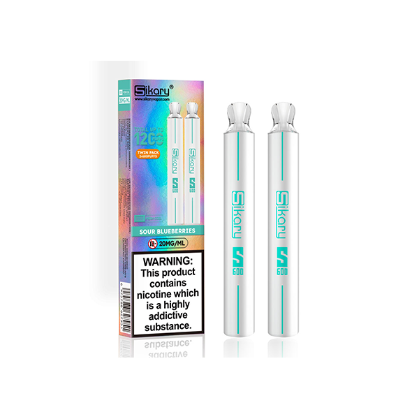 Sikary - S600 Twin Pack Disposable Vapes 1200 Puffs 20mg