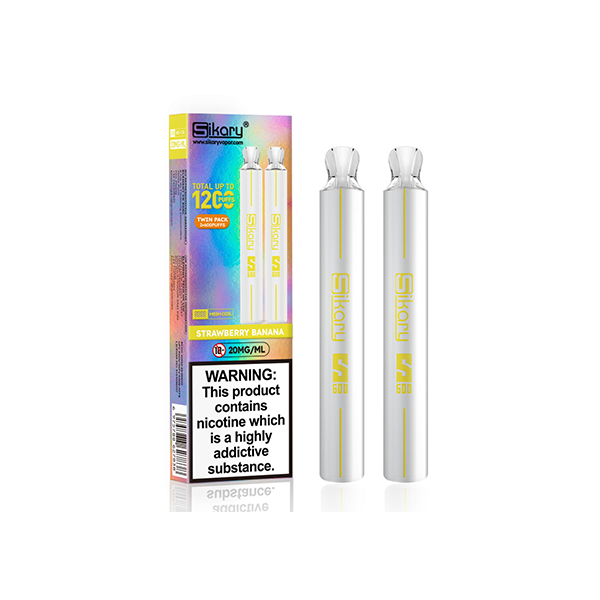 Sikary - S600 Twin Pack Disposable Vapes 1200 Puffs 20mg