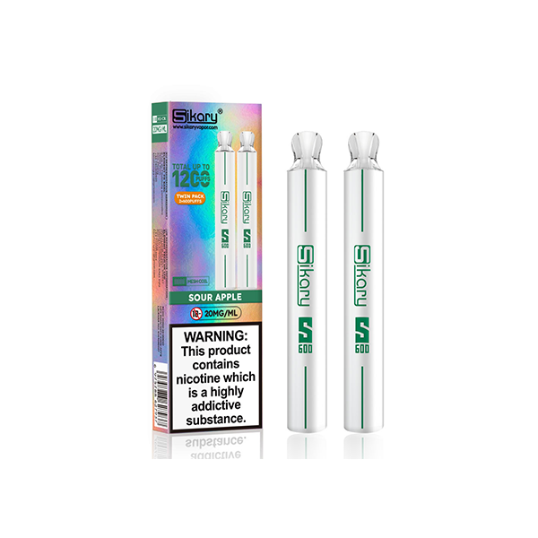 Sikary - S600 Twin Pack Disposable Vapes 1200 Puffs 20mg