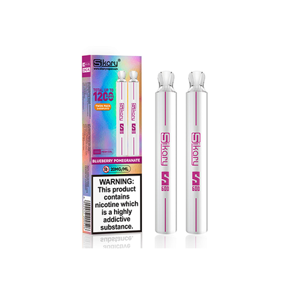 Sikary - S600 Twin Pack Disposable Vapes 1200 Puffs 20mg