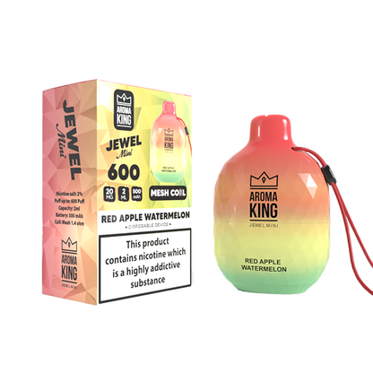 Aroma King - Jewel Mini Disposable Vape Device 600 Puffs 0mg