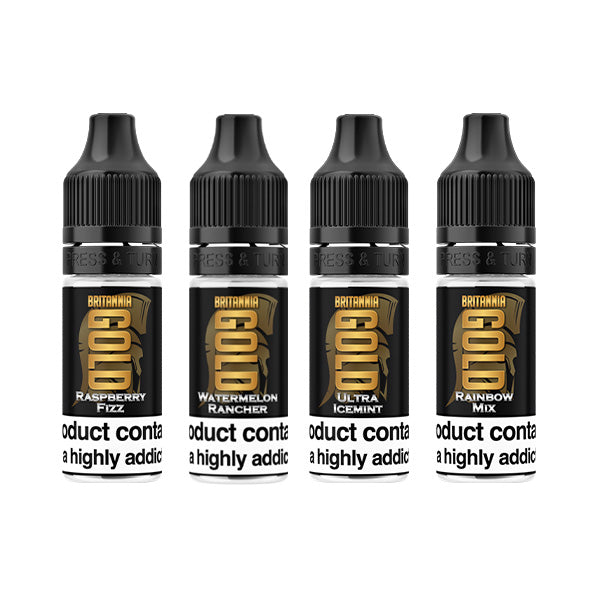 Britannia Gold - 10ml E-Liquids (40VG/60PG) 3mg