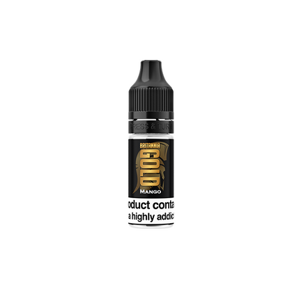 Britannia Gold - 10ml E-Liquids (40VG/60PG) 12mg