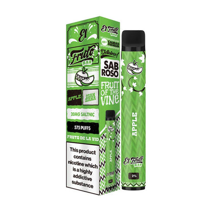 El Fruto - Bar Disposable Vape Device 575 Puffs 20mg