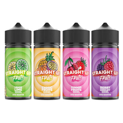 Straight Up Fruits - 100ml Shortfill 0mg (70VG/30PG)