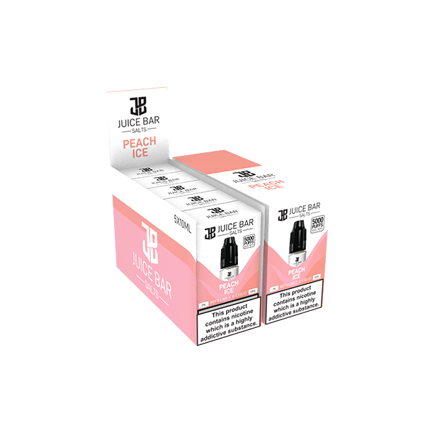 Juice Bar - Salts 10ml Nic Salts - Pack Of 5 (50VG/50PG) 10mg