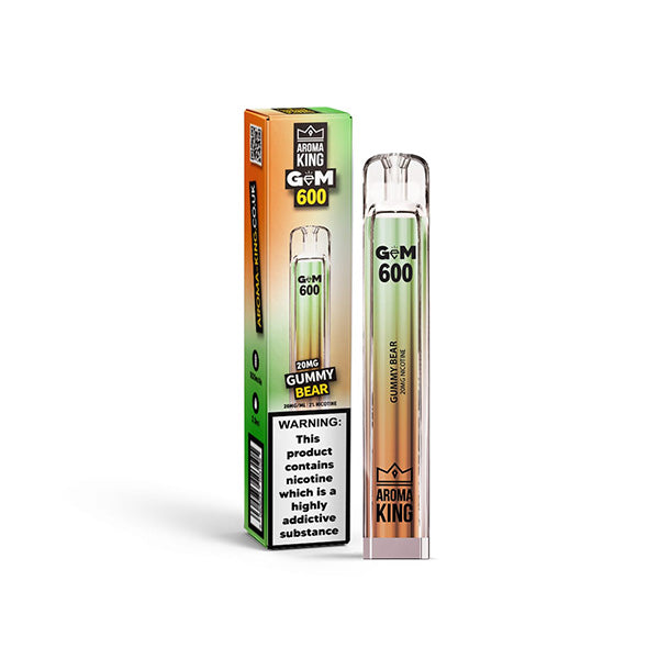 Aroma King - GEM 600 Disposable Vape Device 600 Puffs 0mg