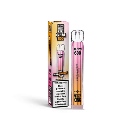 Aroma King - GEM 600 Disposable Vape Device 600 Puffs 0mg