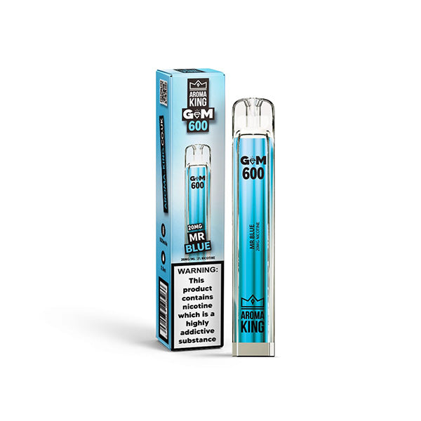 Aroma King - GEM 600 Disposable Vape Device 600 Puffs 0mg