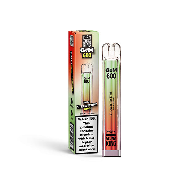 Aroma King - GEM 600 Disposable Vape Device 600 Puffs 0mg