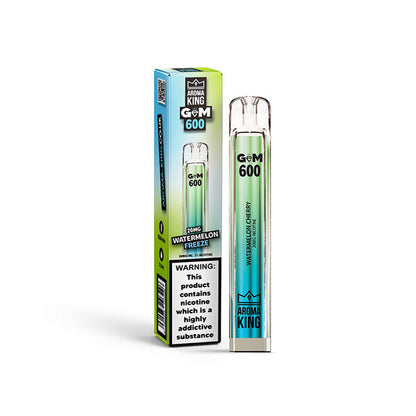 Aroma King - GEM 600 Disposable Vape Device 600 Puffs 0mg