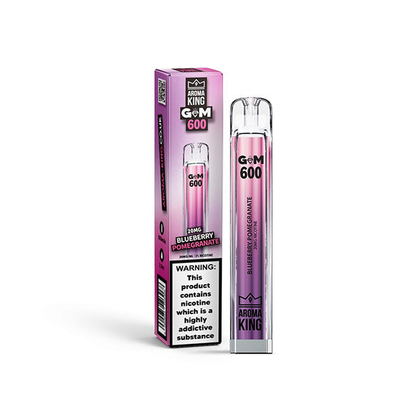 Aroma King - GEM 600 Disposable Vape Device 600 Puffs 0mg