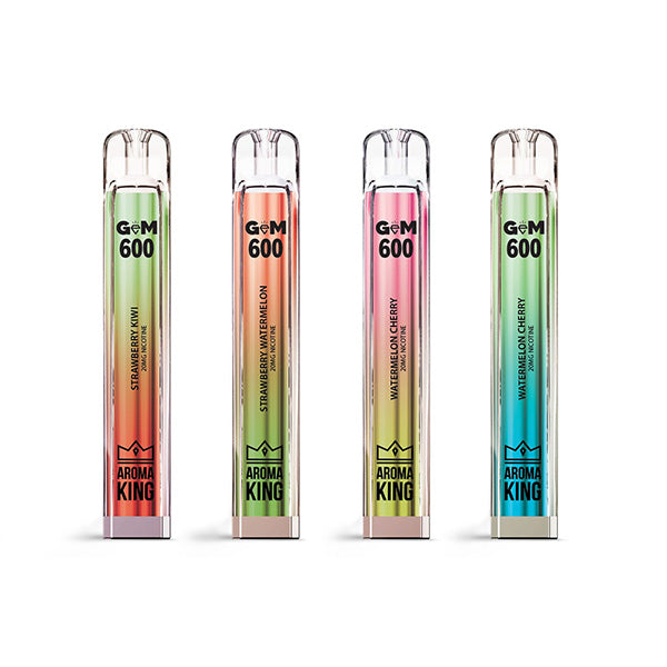 Aroma King - GEM 600 Disposable Vape Device 600 Puffs 0mg