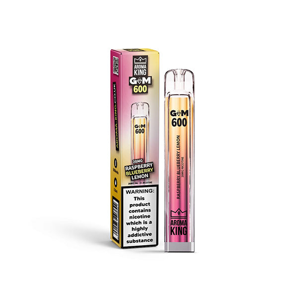 Aroma King - GEM 600 Disposable Vape Device 600 Puffs 20mg