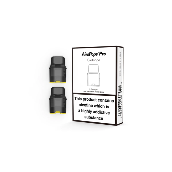 AIRSCREAM - AirsPops Replacement Pro Pod Cartridges 2PCS 2ml (No Coils Included)