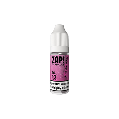 ZAP! - Bar Salts Nic Salt 10ml (50VG/50PG) 10mg