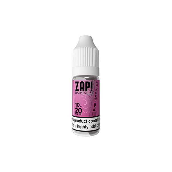 ZAP! - Bar Salts Nic Salt 10ml (50VG/50PG) 20mg