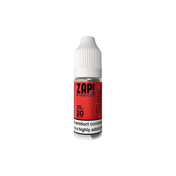 ZAP! - Bar Salts Nic Salt 10ml (50VG/50PG) 20mg