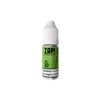 ZAP! - Bar Salts Nic Salt 10ml (50VG/50PG) 20mg