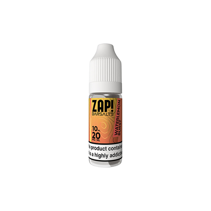 ZAP! - Bar Salts Nic Salt 10ml (50VG/50PG) 20mg