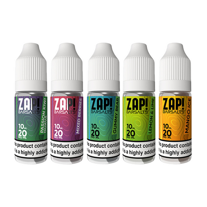 ZAP! - Bar Salts Nic Salt 10ml (50VG/50PG) 20mg