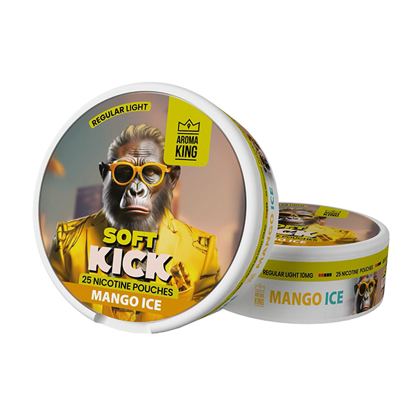 Aroma King - Soft Kick Nicotine Pouches 10mg  - 25 Pouches