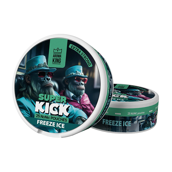 Aroma King - Super Kick NoNic Pouches 25mg - 25 Pouches