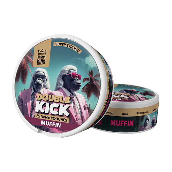 Aroma King - Double Kick NoNic Pouches 50mg - 25 Pouches