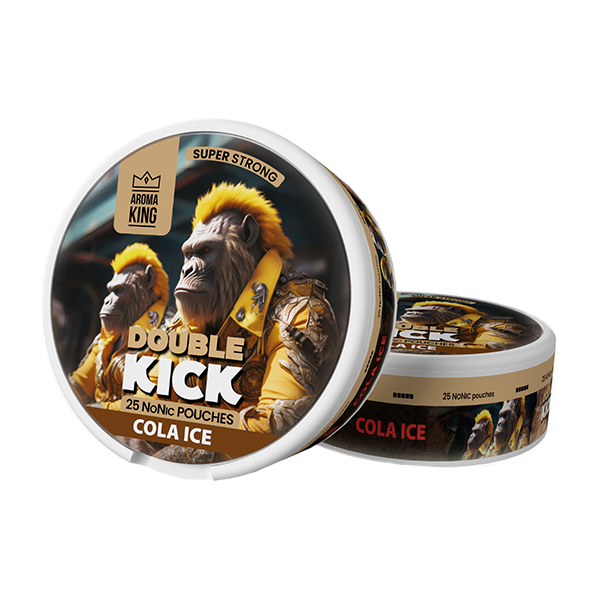 Aroma King - Double Kick NoNic Pouches 50mg - 25 Pouches