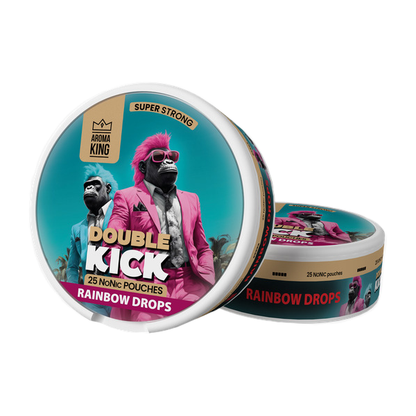 Aroma King - Double Kick NoNic Pouches 50mg - 25 Pouches