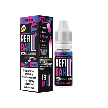 Refill - Bar Salts 10ml Nic Salts (50VG/50PG) 10mg