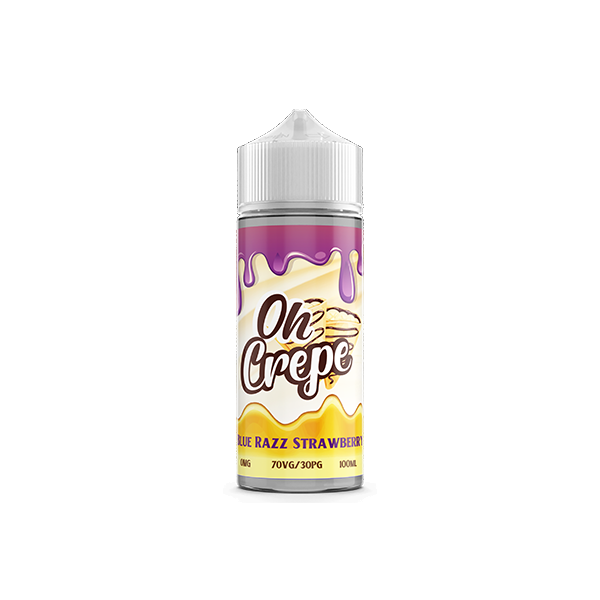 Oh Crepe - 100ml Shortfill (70VG/30PG) 0mg