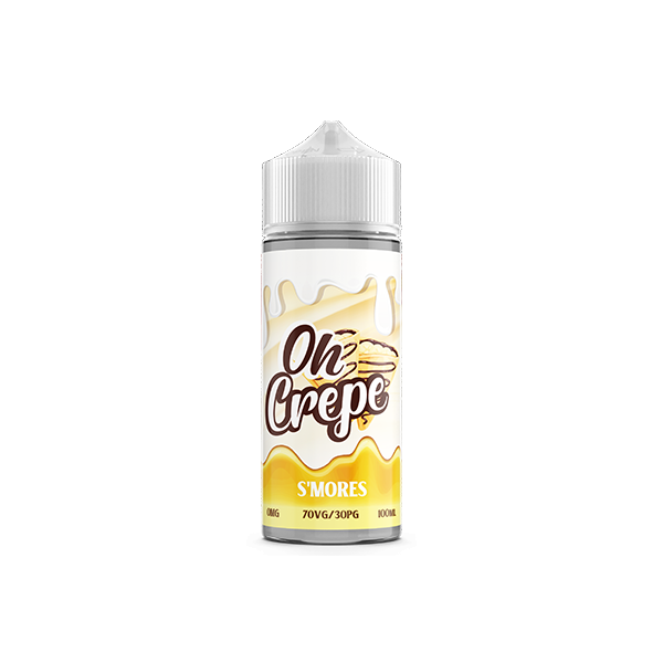 Oh Crepe - 100ml Shortfill (70VG/30PG) 0mg