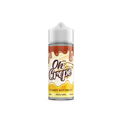 Oh Crepe - 100ml Shortfill (70VG/30PG) 0mg