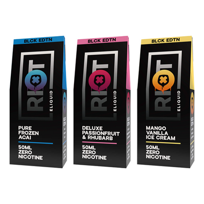 Riot Squad - Black Edition V2 2x 50ml Shortfill (70VG/30PG) 0mg