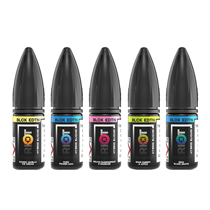 Riot Squad - Black Edition V2 Nic Salts 10ml (50VG/50PG) 5mg