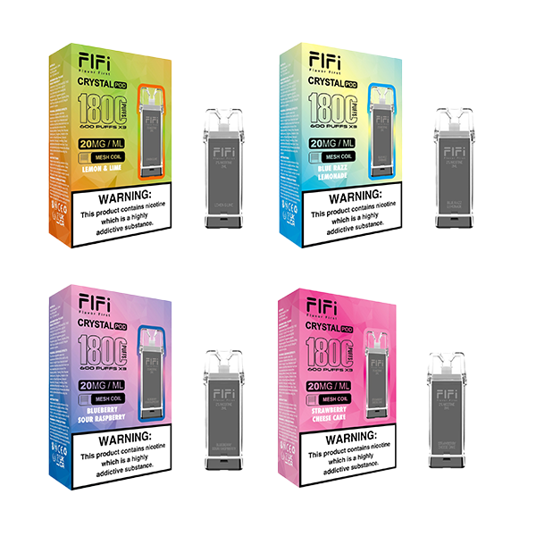 FLFI - Crystal Replacement Pods 1800 Puffs 2ml